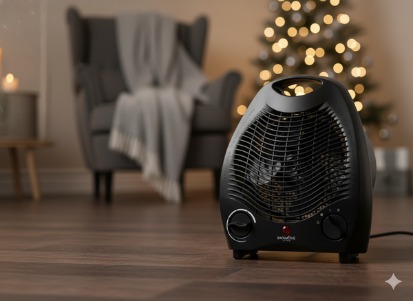 Elektrický ventilátor / Fritéza s bezpečnostným vypínačom čierna 2000 W *3001