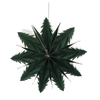PAPER DECORATIVE STAR 50 CM GREEN DOUBLE-LAYER