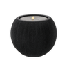 PLASTIC GARDEN FOUNTAIN WITH LED 37 x 37 x 30 CM ROUND BLACK