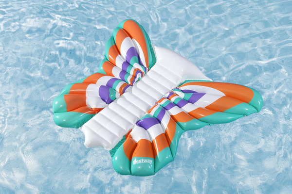 6'4" x 69"/1.93m x 1.76m Boho Butterfly Pool Float		