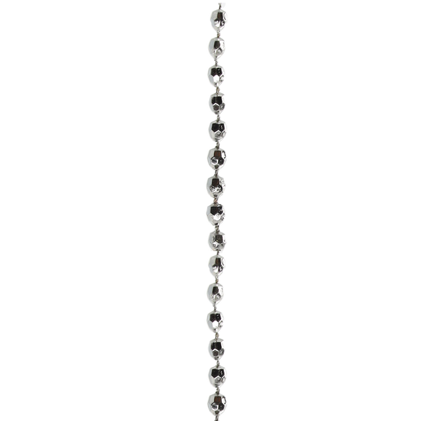 GARLAND 2.7 M BEADS 5 MM RED/GOLD/SILVER