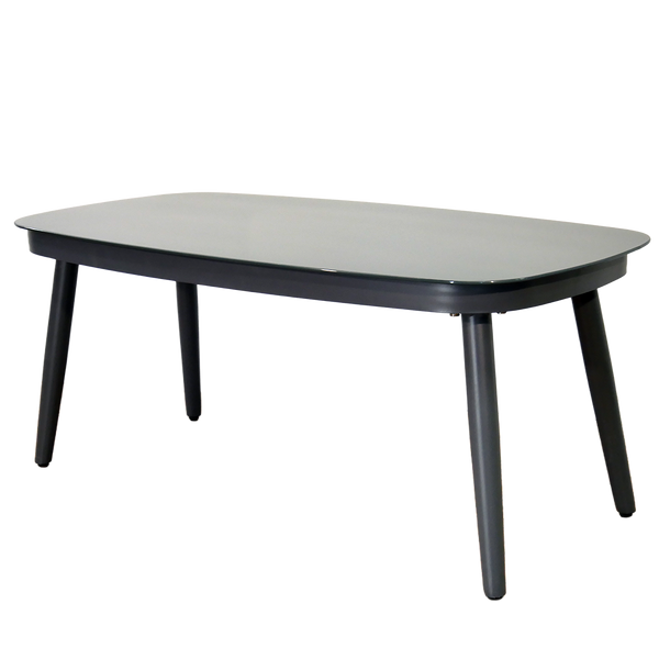 ZESTAW MEBLI ALUMINIOWYCH ( SOFA + 2 FOTELE + STOLIK ) SZARY + SZARE PODUSZKI *8151