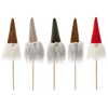CHRISTMAS GNOME ON A STICK 7 x 3 x 24 CM MIX COLORS