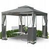 ALTANA / PAWILON OGRODOWY Z MOSKITIERĄ SZARY 2.5 x 2.5 x 2.7 M *3989