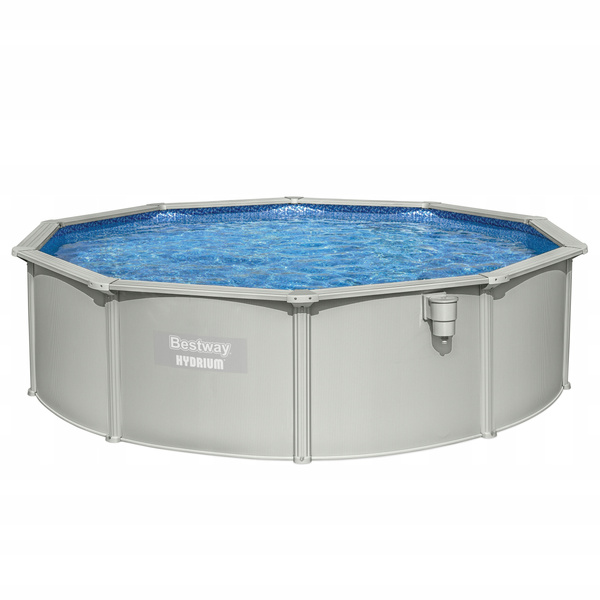 BASIN PANELAT 4,57 x 1,22 M (BAZINĂ, POMPĂ CU NISIP, SKIMMER, SCARĂ, PODEA, ACOPERIRE, DOZATOR)