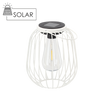 LAMPĂ SOLARĂ METALICĂ ALBĂ 19 CM *8846