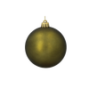 SET OF 20 BAUBLES 8 CM OLIVE/COPPER/GRAPHITE MIX DESIGNS