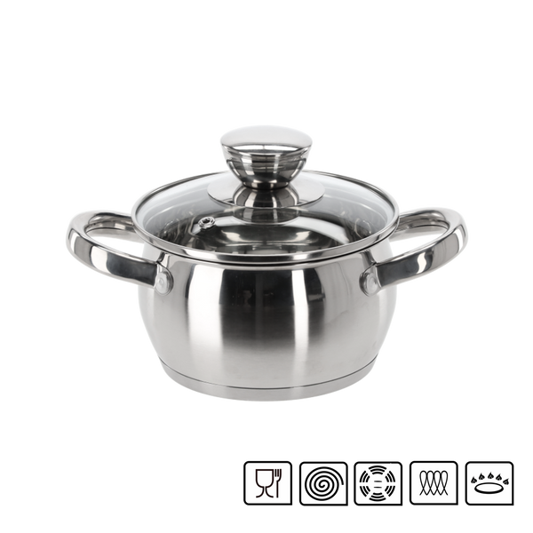 GARNEK NIERDZEWNY Z POKRYWĄ 1 L 14 CM BELLY *3103