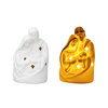 KERAMICKÁ FIGURKA - SVATÁ RODINA BÍLÁ LED 13 CM balení=6ks *1464