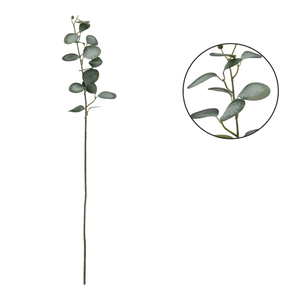 RAMURA ARTIFICIALĂ SINGULARĂ - FRUNZE VERZI 90 CM ambalaj=24 buc *3544