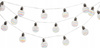 SOLAR GARDEN GARLAND LENGTH 2 + 3.8 M LORIS 20 LED COOL WHITE