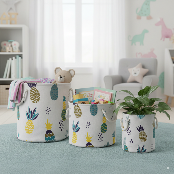 COS DE RĂZNE/HOLMI 35 x 40 CM ROTUND ANANAS M *4908