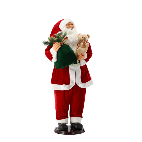 MIKOŁAJ TAŃCZĄCY Z PREZENTAMI – MELODIA 150 CM*3443