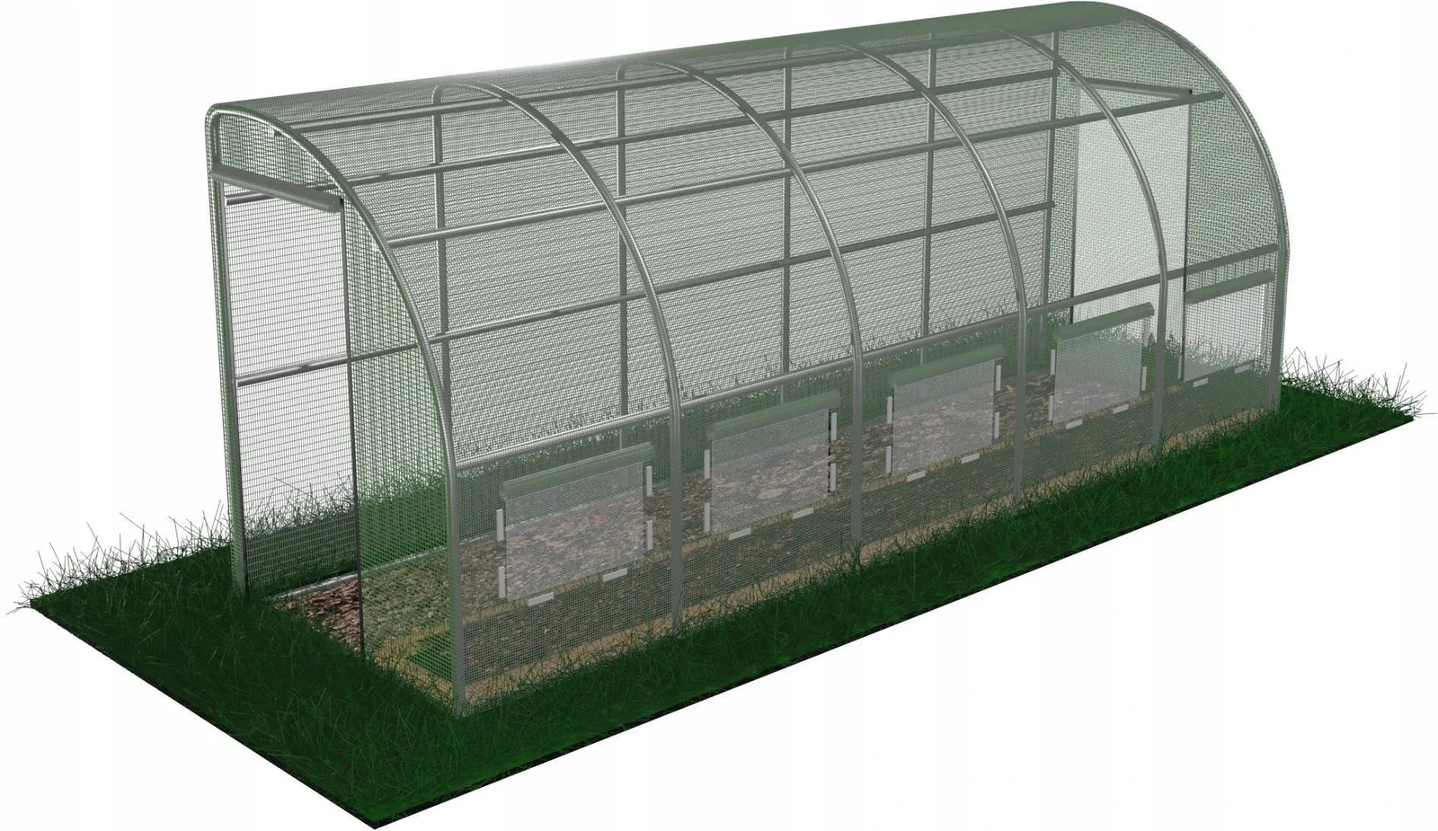 TUNEL FOLIOWY OGRODOWY 3 SEGMENTOWY "POŁÓWKA" ZIELONY 4X1,5X2 m pol_pl_TUNEL-FOLIOWY-OGRODOWY-3-SEGMENTOWY-POLOWKA-ZIELONY-4X1-5X2-m-1032_6