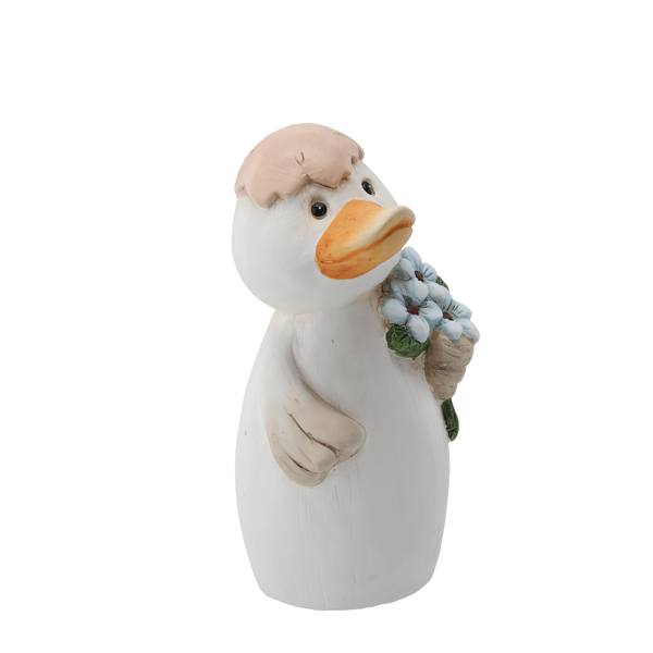 CERAMIC DECORATION FOR FENCE POST - ANIMALS 11 x 10 x 22 CM, ASSORTED DESIGNS, pack=6 pcs