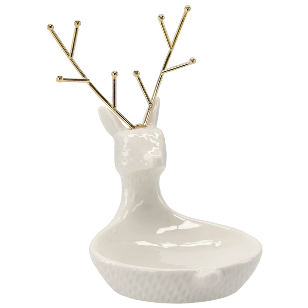 JEWELRY STAND LYING REINDEER 20 x 13.3 x 18.6 CM