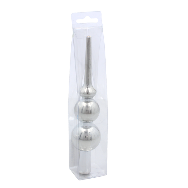 CHRISTMAS TREE SPIKE 20 CM RED/GOLD/SILVER