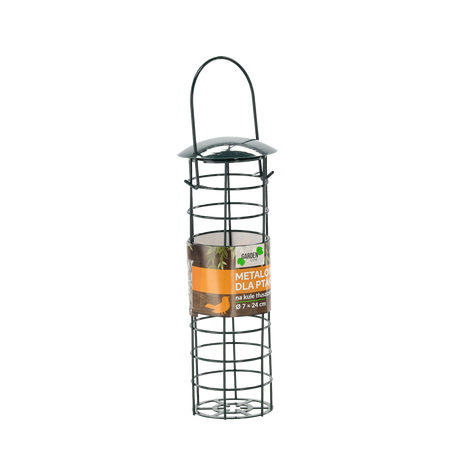 METAL BIRD FEEDER FOR FAT BALLS 7 X 24 CM