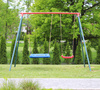TWO-SEATER GARDEN SWING 290 x 180 x 200 CM