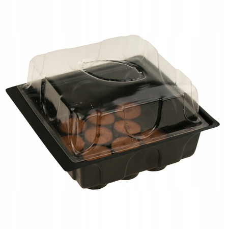 SET PENTRU GERMINARE (MINI SERĂ + 12 DISCURI DIN TURBĂ) ambalaj=4buc *8549