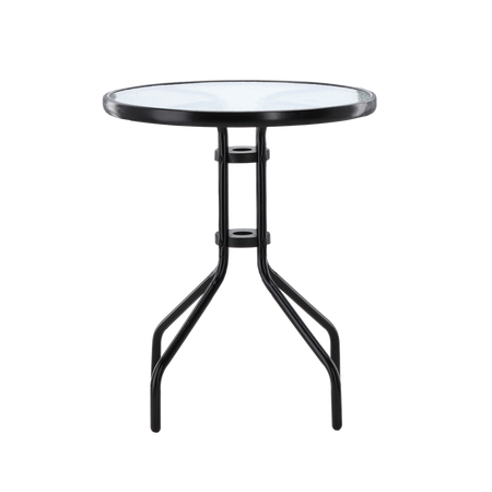 Set de mobilier pentru balcon - 2 scaune + masă - gri *5901