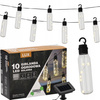 SOLAR GARDEN GARLAND LENGTH 2 + 1.8 M LUX 10 LED WARM WHITE