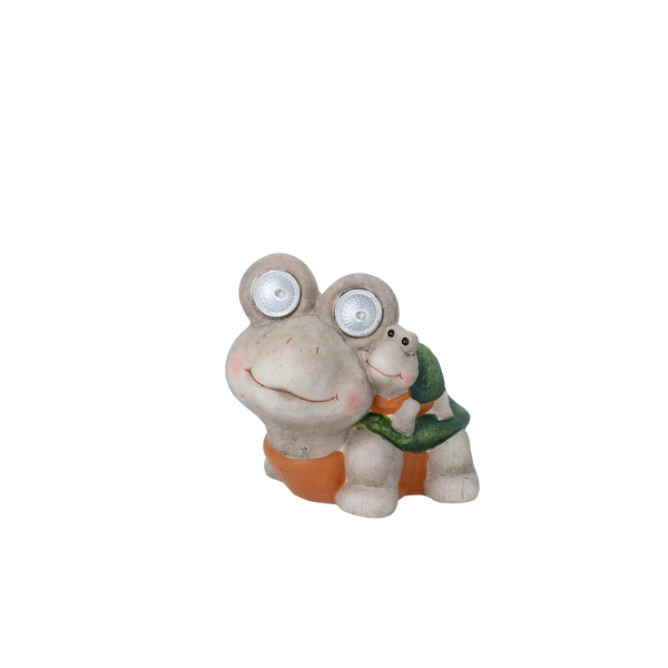 GARDEN FIGURINE – TURTLE WITH GLOWING EYES 15 X 12,5 X 14,5 CM LED pack=4 pcs