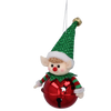 CHRISTMAS DECORATION - BELL ELF MIX DESIGNS 5 x 12 CM