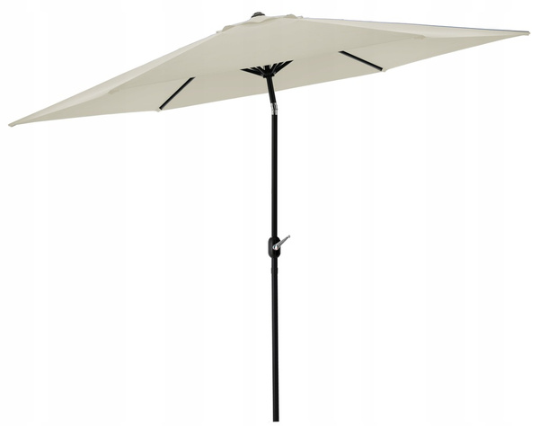 ZAHRADNÍ PARASOL 3 M BEŽOVÝ S OBALOM *5347