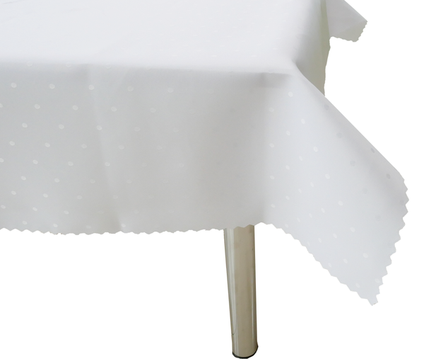TABLECLOTH 110*160 CM WHITE PACK.1 PC