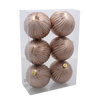 KPL. 6 BOMBEK 10 CM GRANATIE / BEJ ZLATĂ *3894