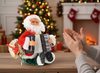 SANTA CLAUS WITH ACCORDION - PLAYING LED 25,5 CM