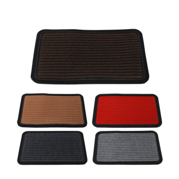 RECTANGULAR RUBBER + PP DOORMAT 40X60 MIX COLORS
