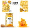 SET OF 100 LABELS HONEY NECTAR LINDEN 116 x 50 MM