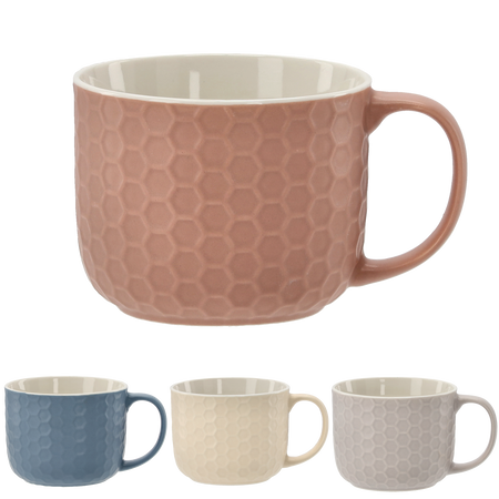 Porcelánový hrnek 480 ml "HONEY" balení=4ks *7322