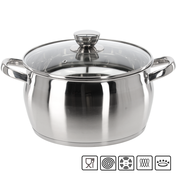 GARNEK NIERDZEWNY Z POKRYWĄ 5 L 24 CM BELLY *3394