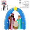 Fúkaná betlehemská scéna LED VÝŠKA 180 CM *1082