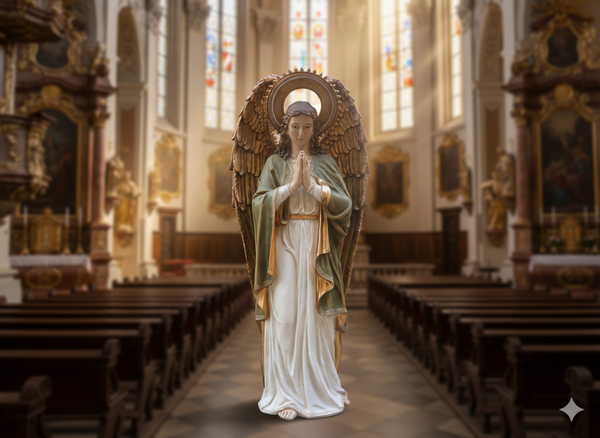 ANGEL FIGURE 86 × 61 × 203 cm