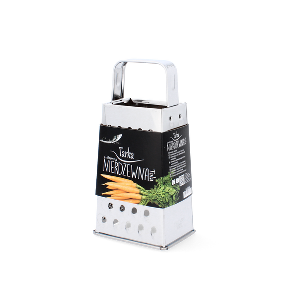 STAINLESS STEEL 4-SIDED GRATER TOLA H: 17,5 CM PACK=12PCS (FUS60)