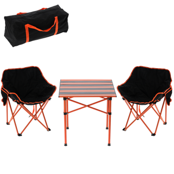 KPL. STOLIK + 2 KRZESŁA TURYSTYCZNY KEMPING *6334
