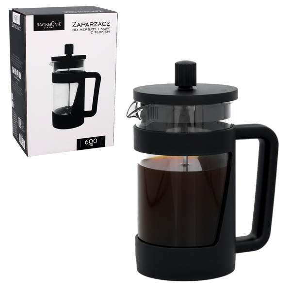 ČAJOVÝ A KÁVOVÝ FILTR 600 ML S TLAČIAKOM *1533