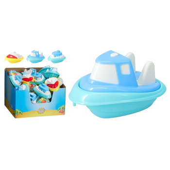 BEACH TOY BOAT 14X10X8CM*7738*