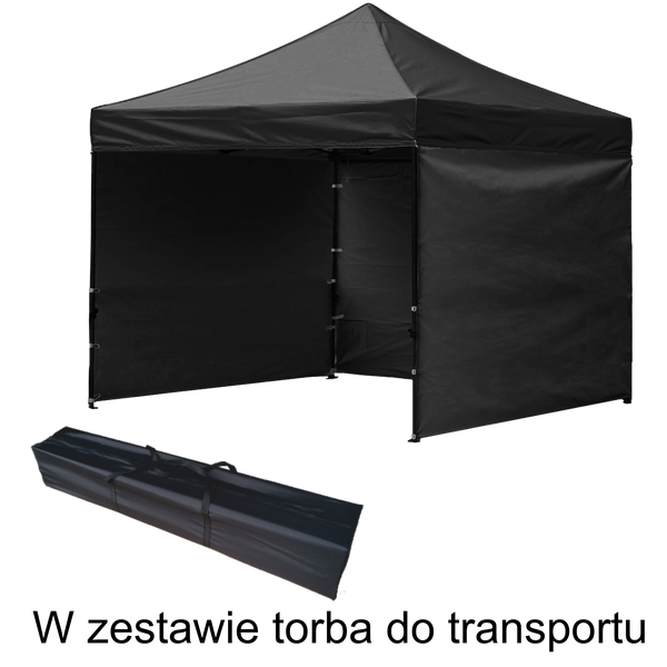 Obchodní stan 3 x 3 m černý *5742