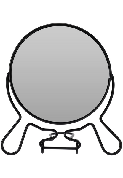 DOUBLE-SIDED MAKE-UP MIRROR BLACK*1471