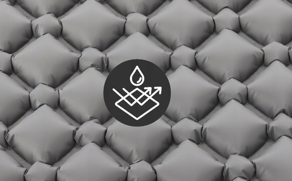 MATA TURYSTYCZNA POMPOWANA 190 x 56 x 5.5 CM 450 G SZARA / ZIELONA *8939