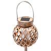 ANTIQUE SOLAR LAMP H. 35.5 CM MIXED PATTERNS WARM WHITE disp=9pcs