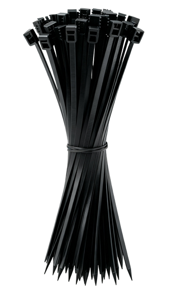 KPL. 100 KLEŠTÍ 3,6 x 200 MM ČERNÉ balení=10ks *3838