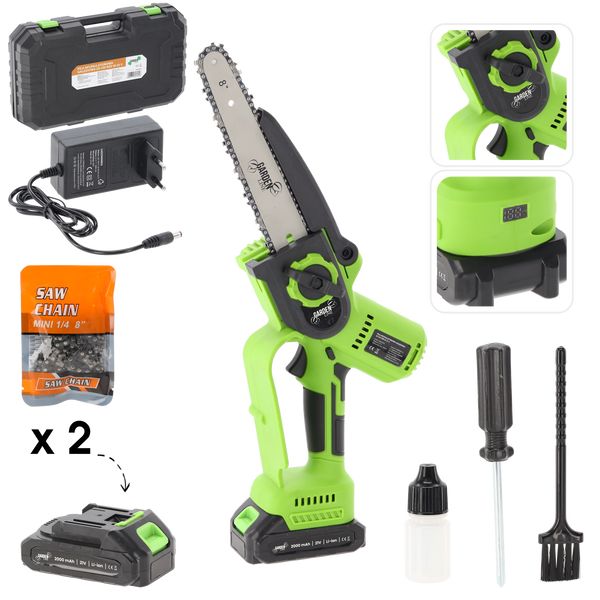 PIŁA AKUMULATOROWA GAŁĘZIOWA 20 CM 900 W 21 V