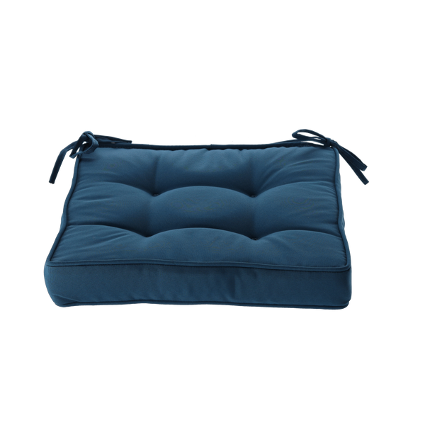 PODUSZKA NA KRZESŁO 40 x 40 x 6 CM NIEBIESKA