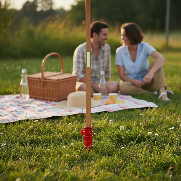 STAND ROTATIV PENTRU PARASOL 38CM MIX DE CULORI *8388